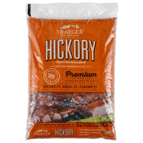 Traeger Wood BBQ Pellets - Hickory
