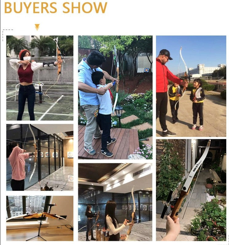 Nika Wooden Recurve Bow 48"