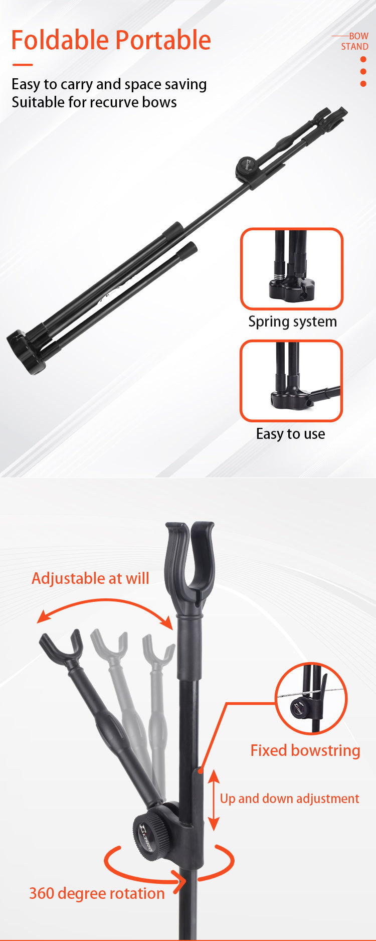 Elong Recurve Stand with Arm