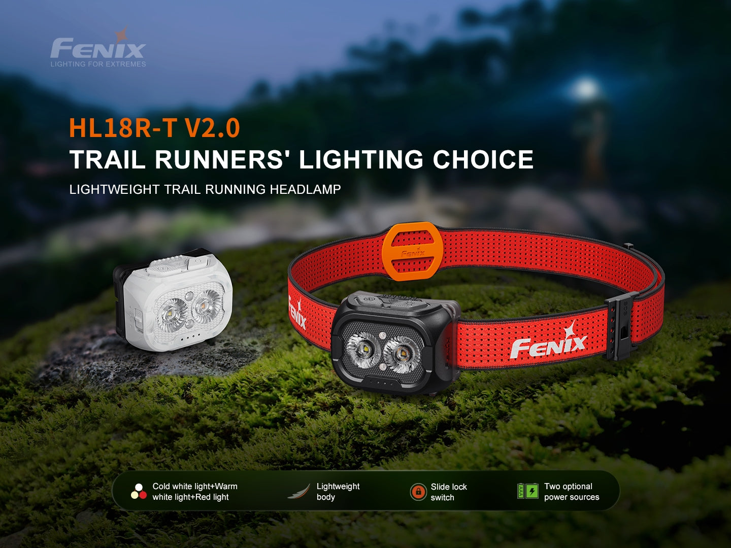 Fenix Headlamp HL18R-T v2.0 White