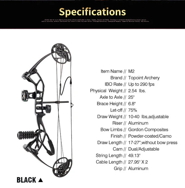 Topoint M2 Compound Bow RH only