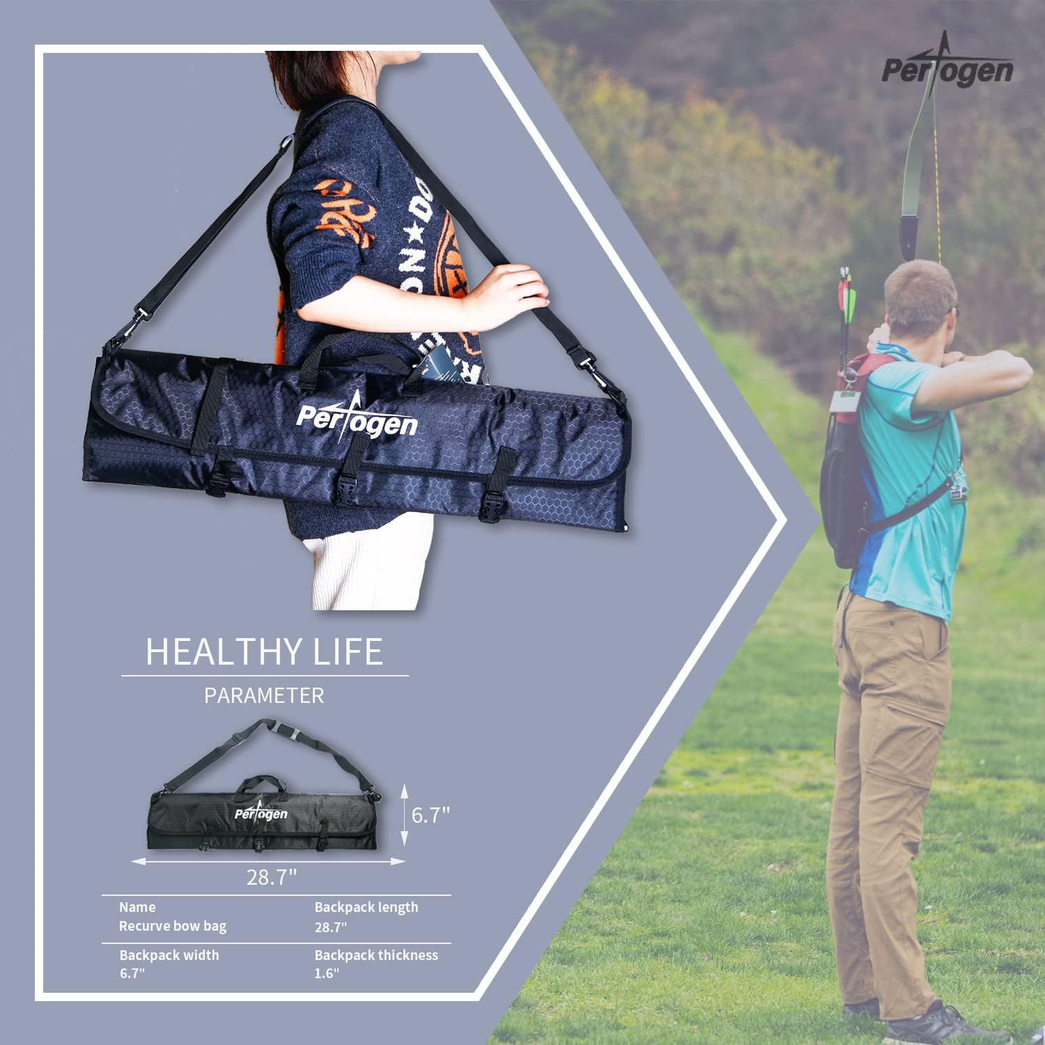 Ouliangjia Roll Up Recurve Bow Case