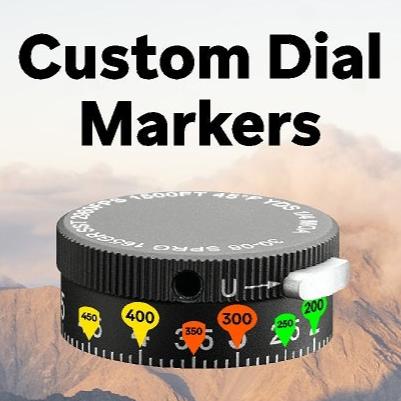 Advanced Outdoors Custom Dial Markers