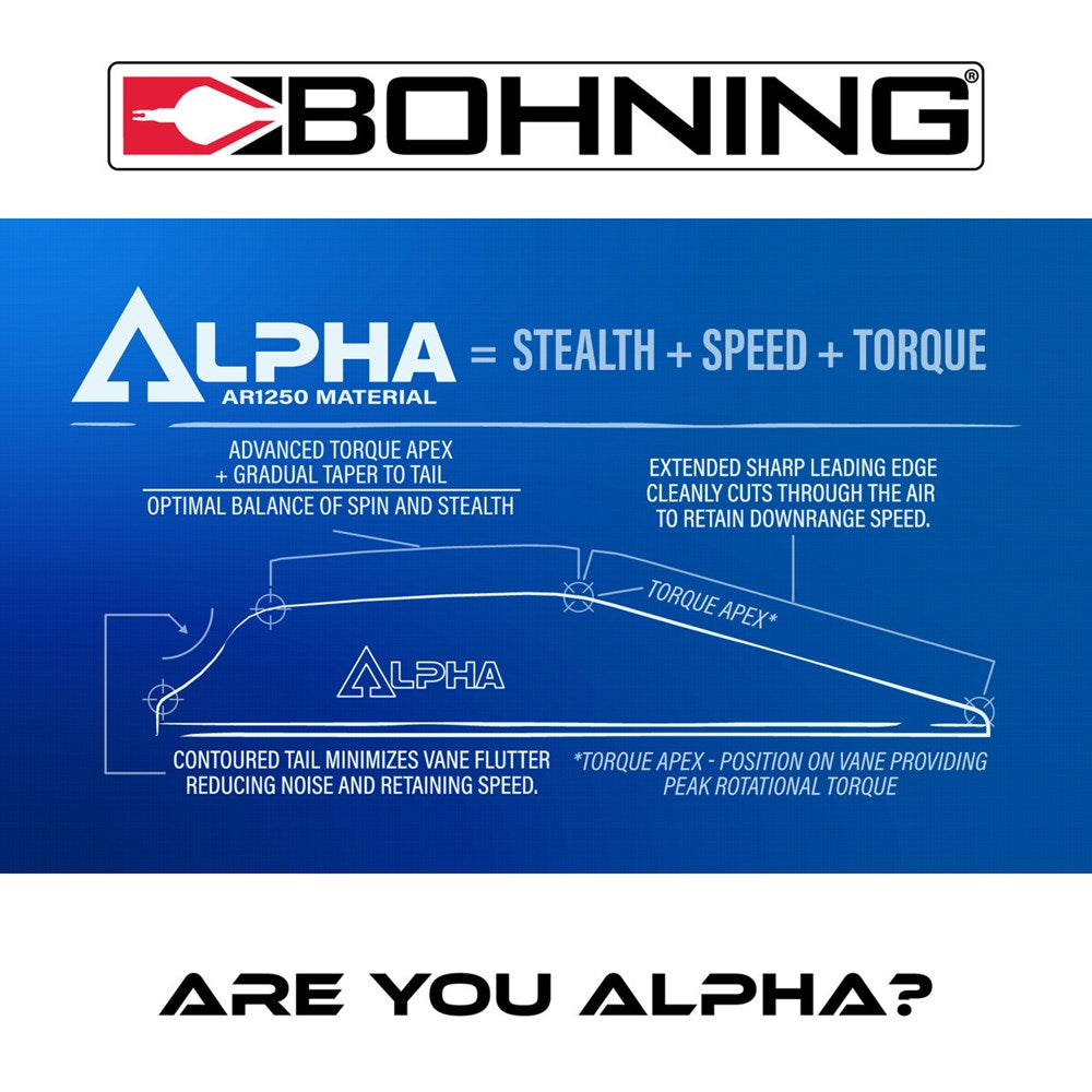 Bohning Alpha AR 1250 Vane 2.8"