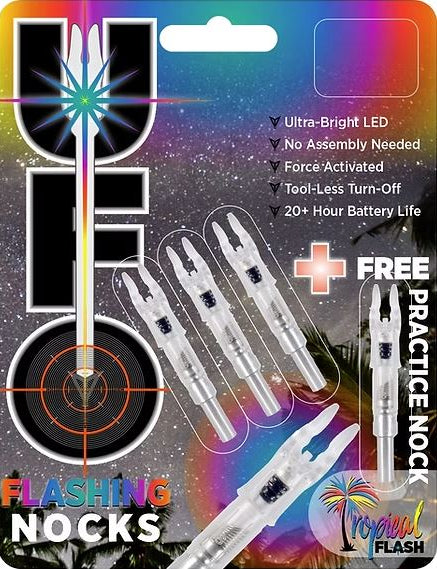 UFO Lighted Nock 4PK