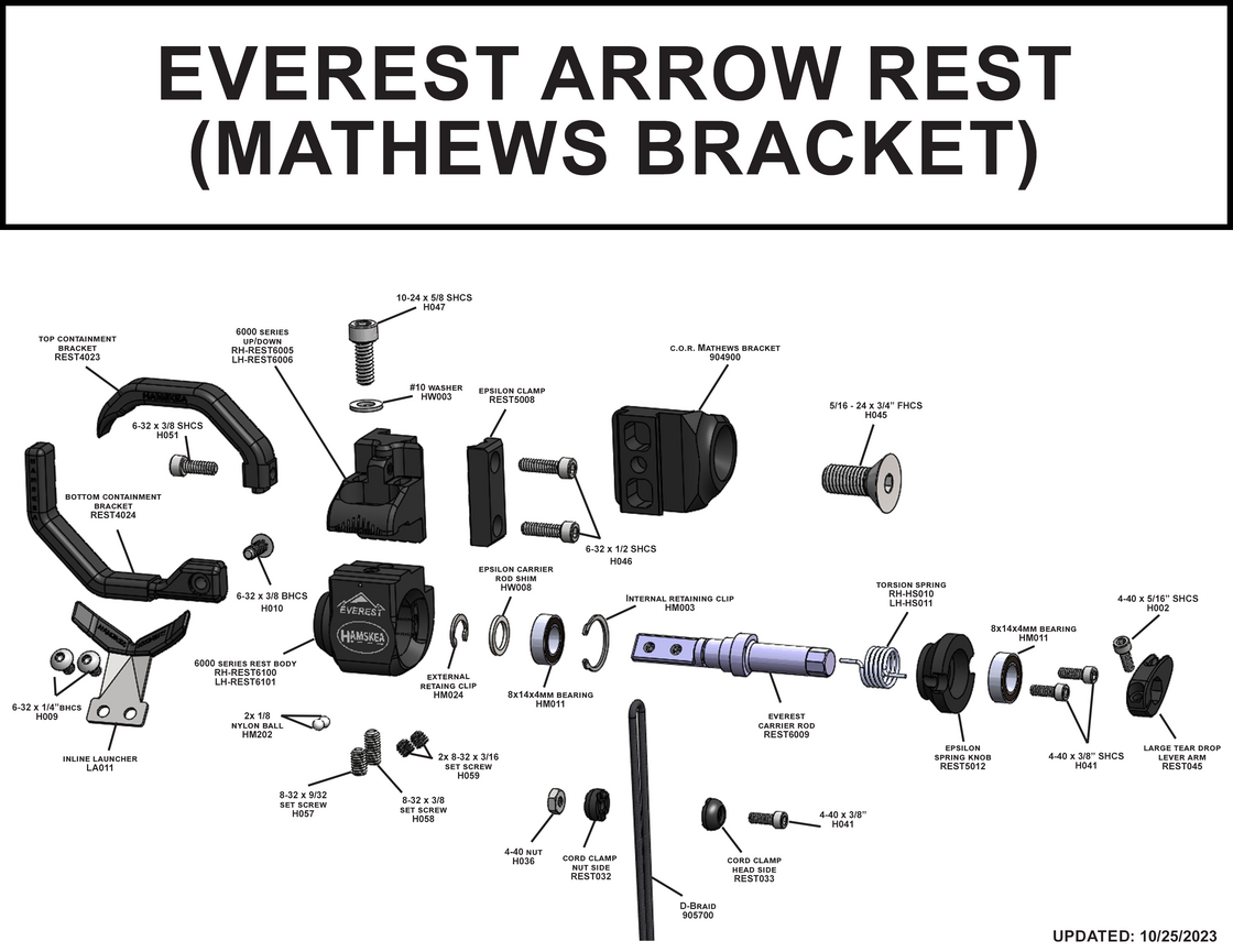 Repose flèche HAMSKEA Everest C.O.R. Interface bracket Repose flèche HAMSKEA Everest C.O.R. Interface bracket
