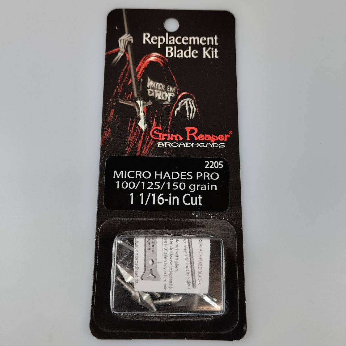 Grim Reaper Micro Hades 3 Blade Rebuild Kit Advanced Archery