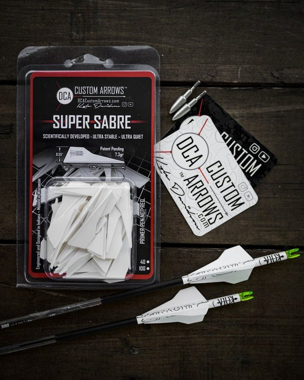DCA Custom Arrows Rev 2.0 Super Sabre Vanes 2.25"