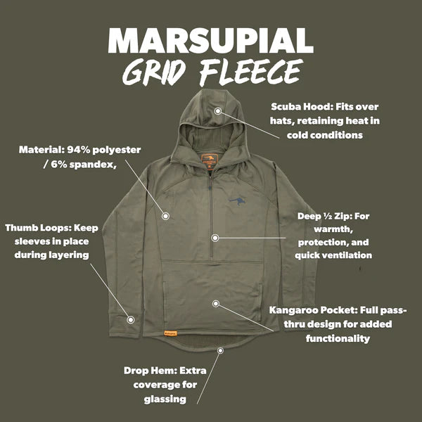 Marsupial Grid Fleece