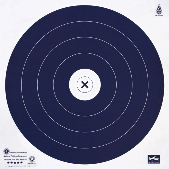 M/L NFFA 40cm Paper Target Face
