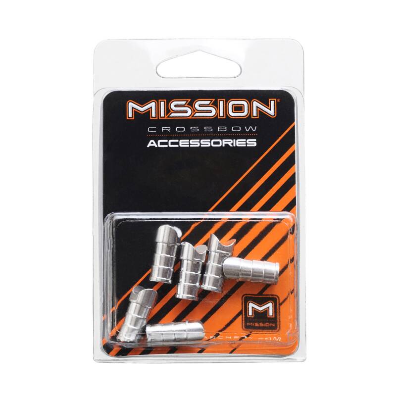 Mission Crossbow Bolt Metal Nock 6pk