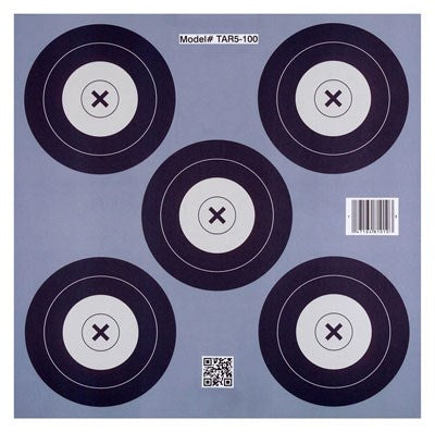 30-06 NFAA 5 Spot 40cm Paper Target Face