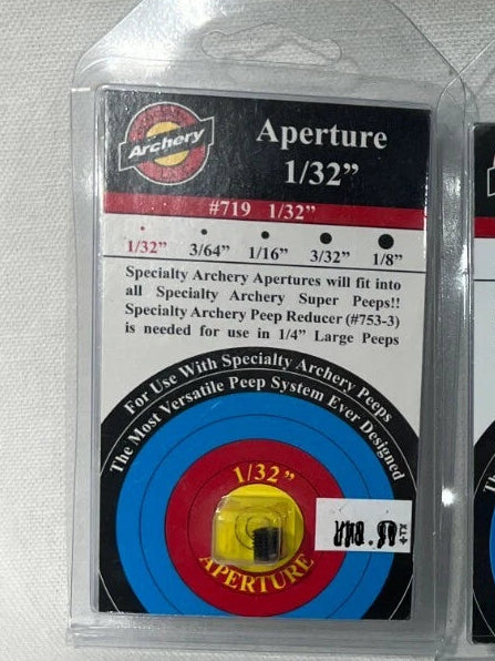 Specialty Archery Peep Aperture 1/32"