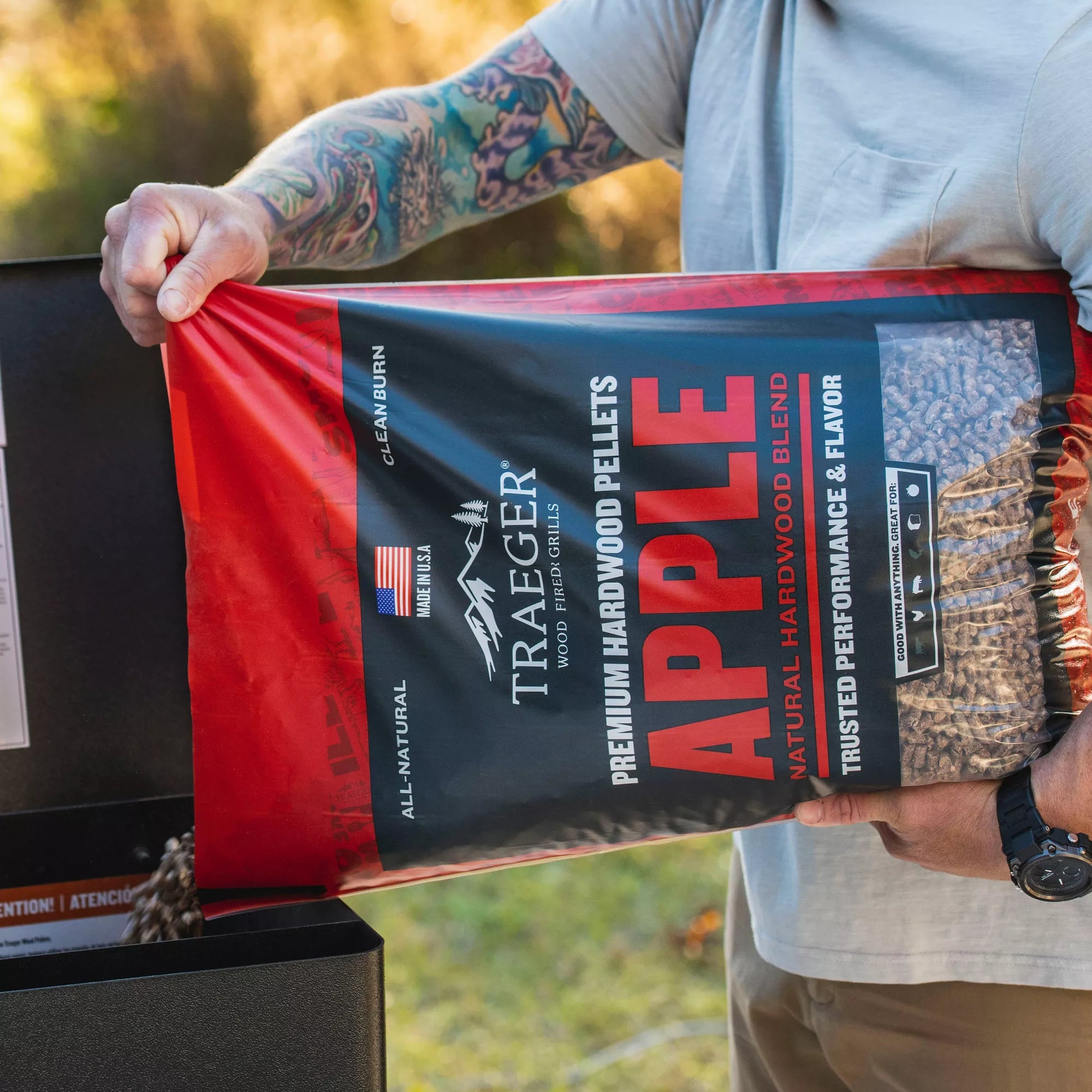 Traeger Wood BBQ Pellets - Apple