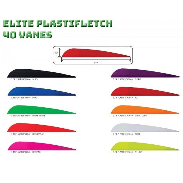 AAE Elite Plastifletch EP-4.0 Vanes