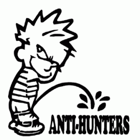 Decal Pee On Anti-Hunters Decal #8968